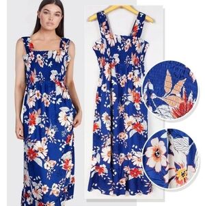 Isabel Maternity Floral Maxi Dress